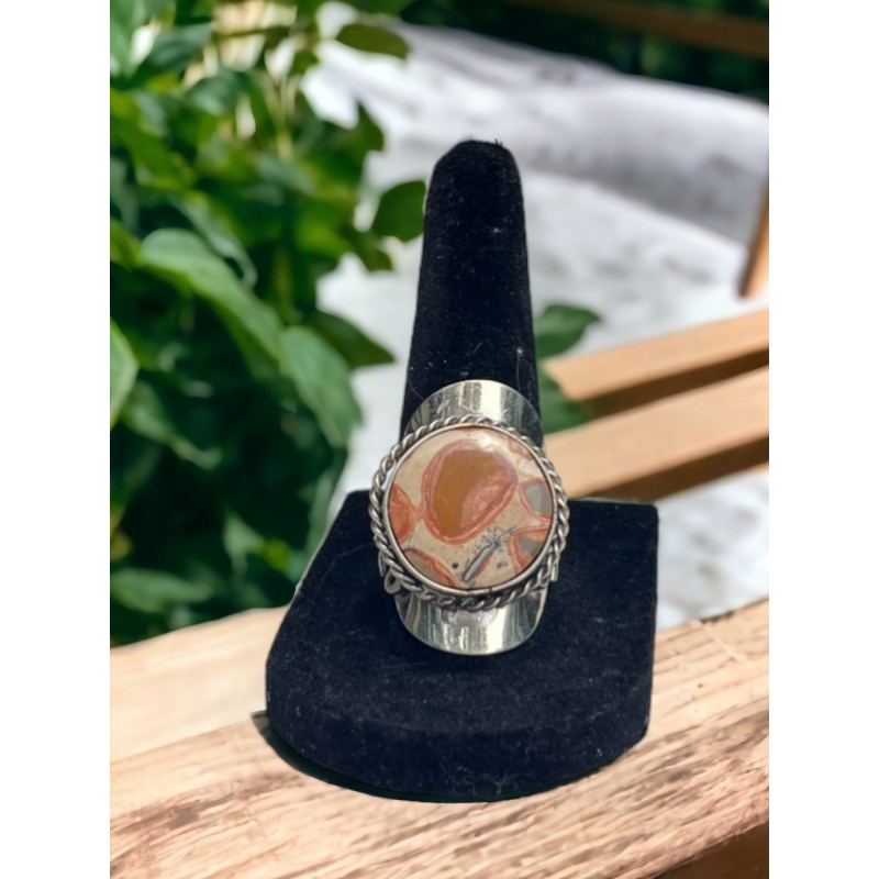 Rings, Nude Leopard Round Ring