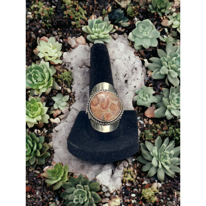 Rings, Nude Leopard Round Ring