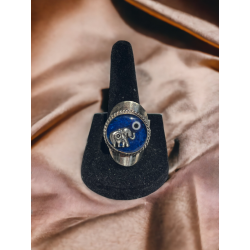 Rings, Blue Elephant Round...