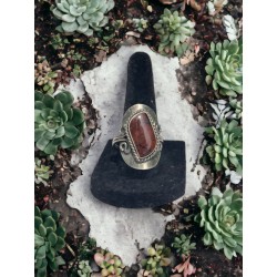 Rings, Brown and Black Oval...