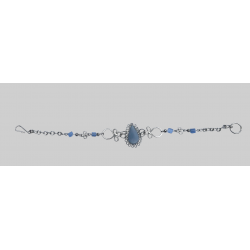 Bracelets, Light Blue Drop Bracelet