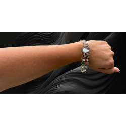 Bracelets, White Drop Bracelet