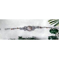 Bracelets, Beige and White...